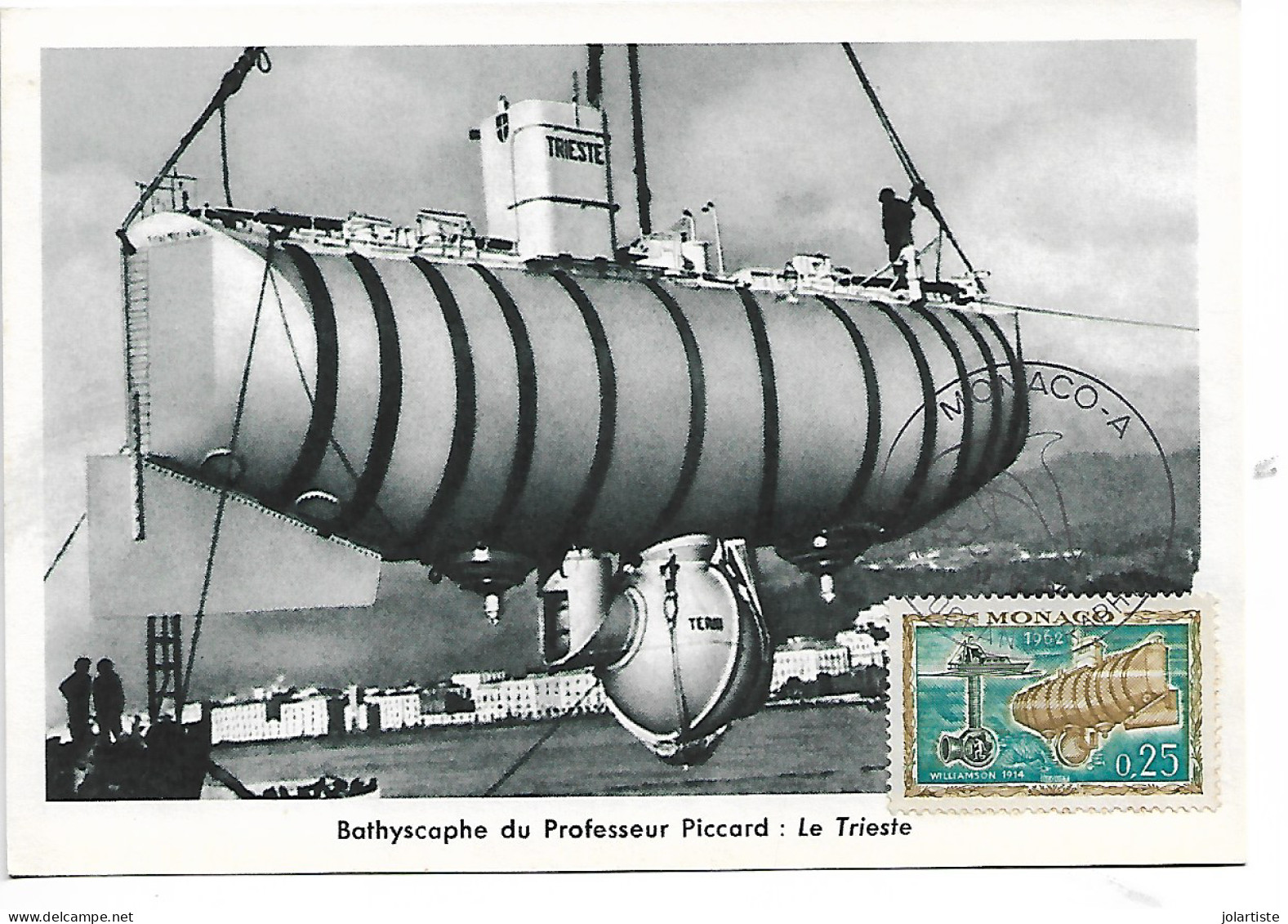 Carte Maximum Monaco 1962 Musee Oceanographique N0171 - Cartoline Maximum