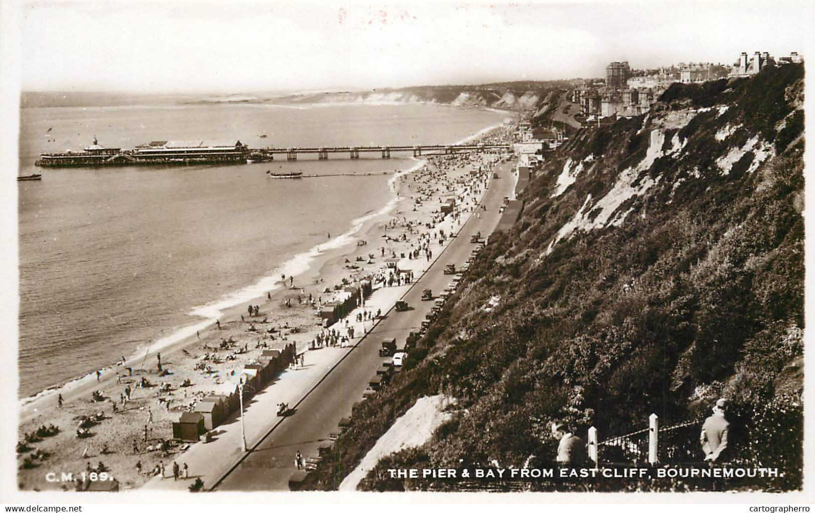 England Bournemouth Bay & Pier From East Cliffs - Bournemouth (vanaf 1972)