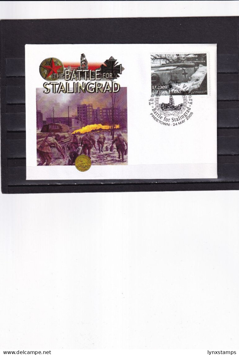 LI06 Sierra Leone 2005 The 60th Anniversary Of The Ending Of World War II FDC - Sierra Leone (1961-...)