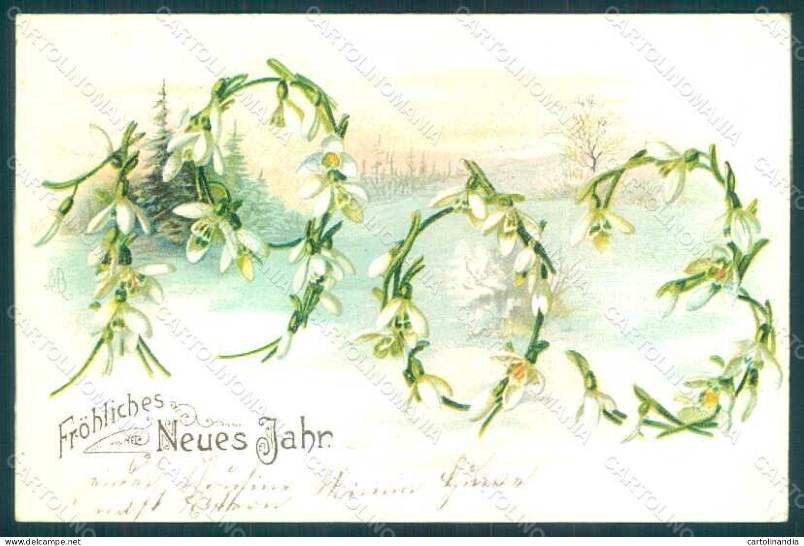 Greetings Signed MB New Year 1903 Postcard HR0772 - Autres & Non Classés