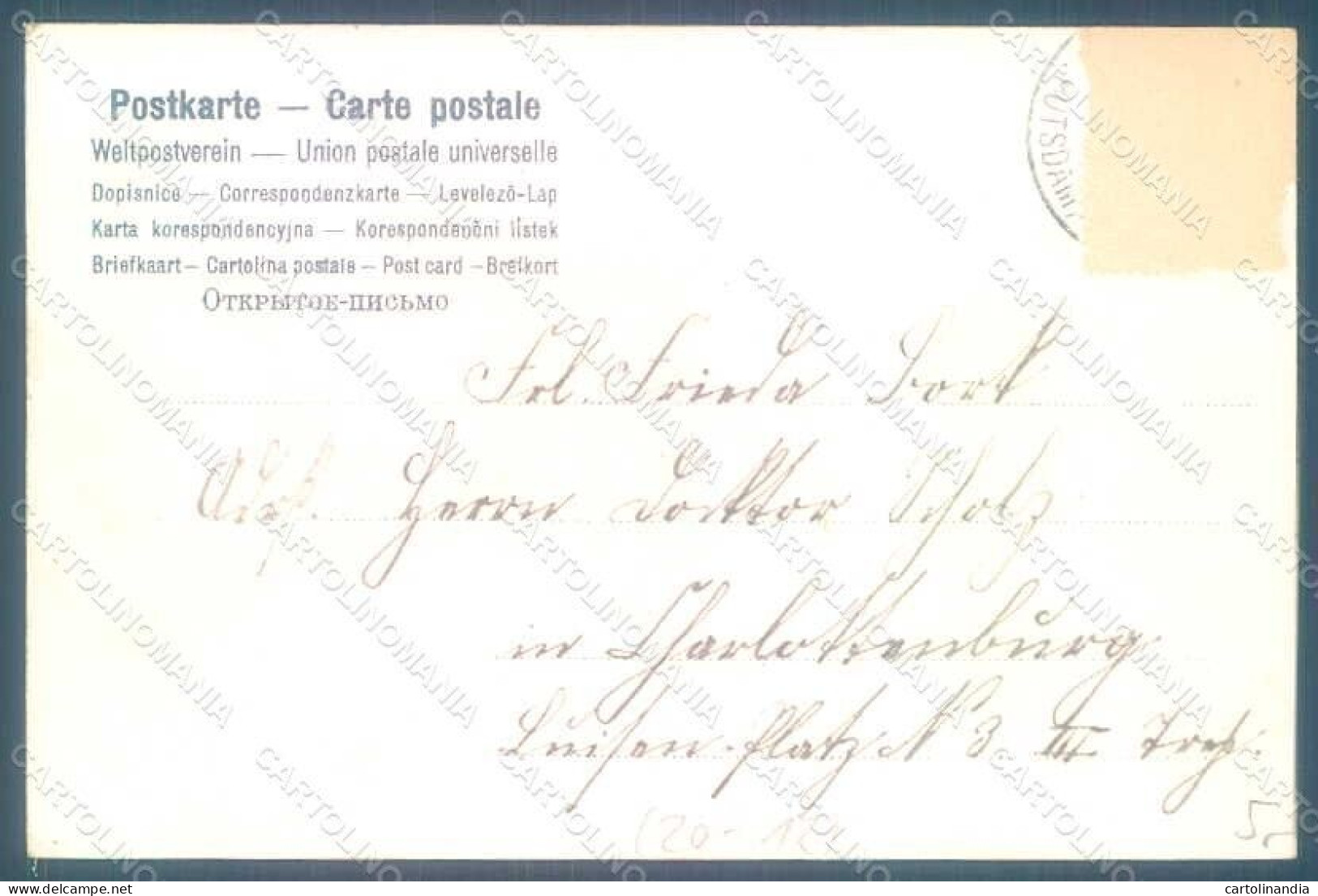 Greetings Signed MB New Year 1903 Postcard HR0772 - Autres & Non Classés