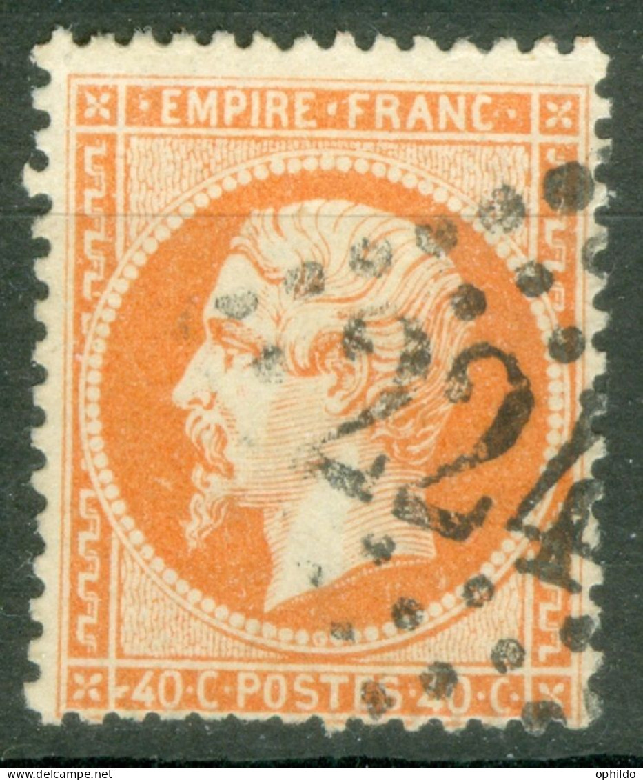 France  23   Ob  B/TB   - 1862 Napoléon III.