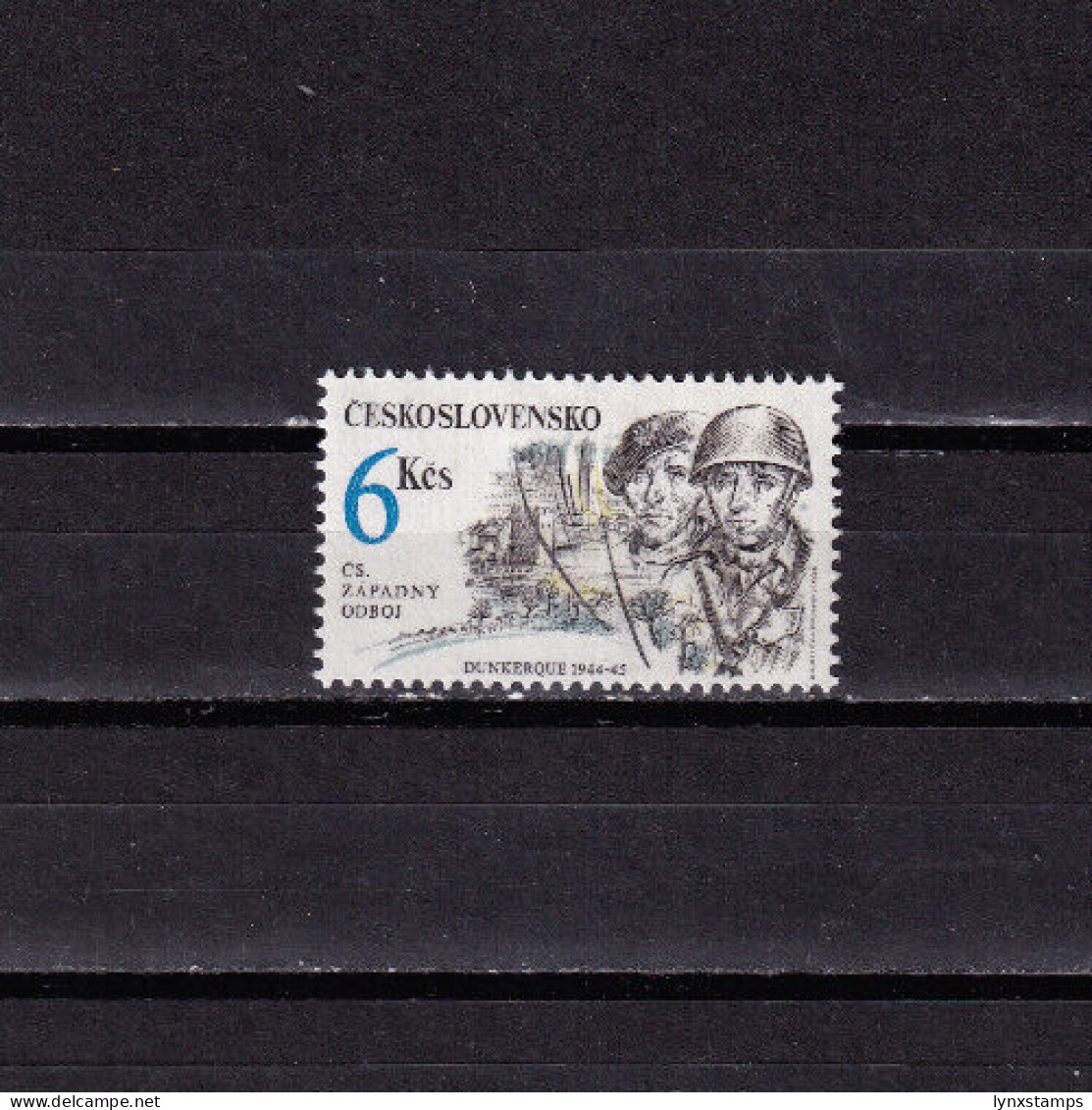 LI06 Czechoslovakia 1992 Free Czechoslovak Forces In World War II Mint Stamp - Ungebraucht
