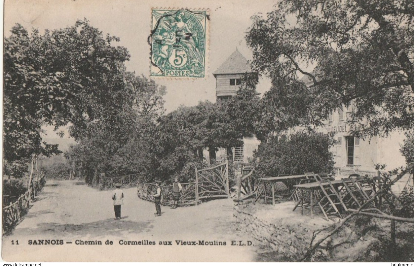 SANNOIS  Chemin De Cormeilles Aux Vieux Moulins - Sannois