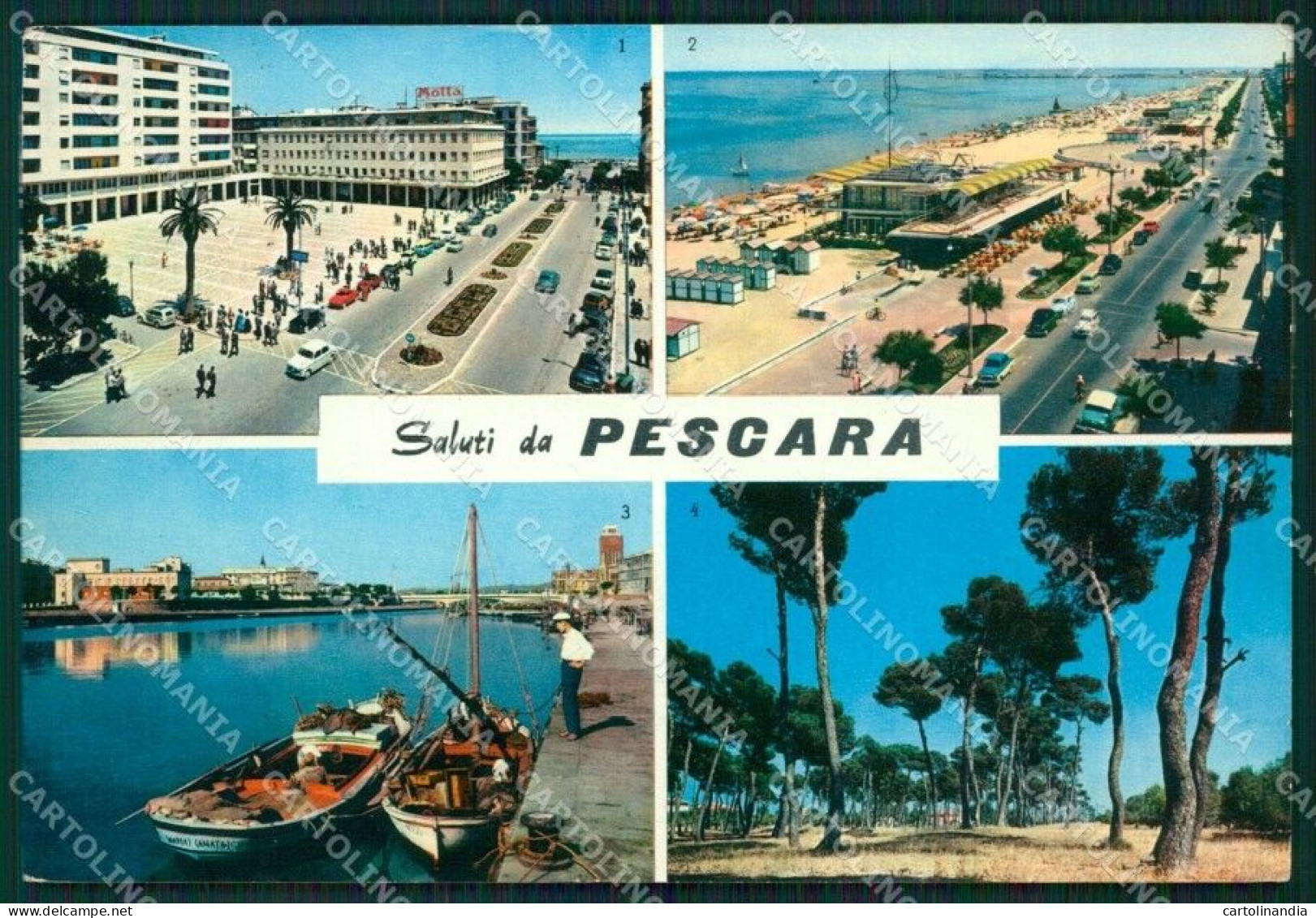 Pescara Città Saluti Da Foto FG Cartolina ZKM8385 - Pescara