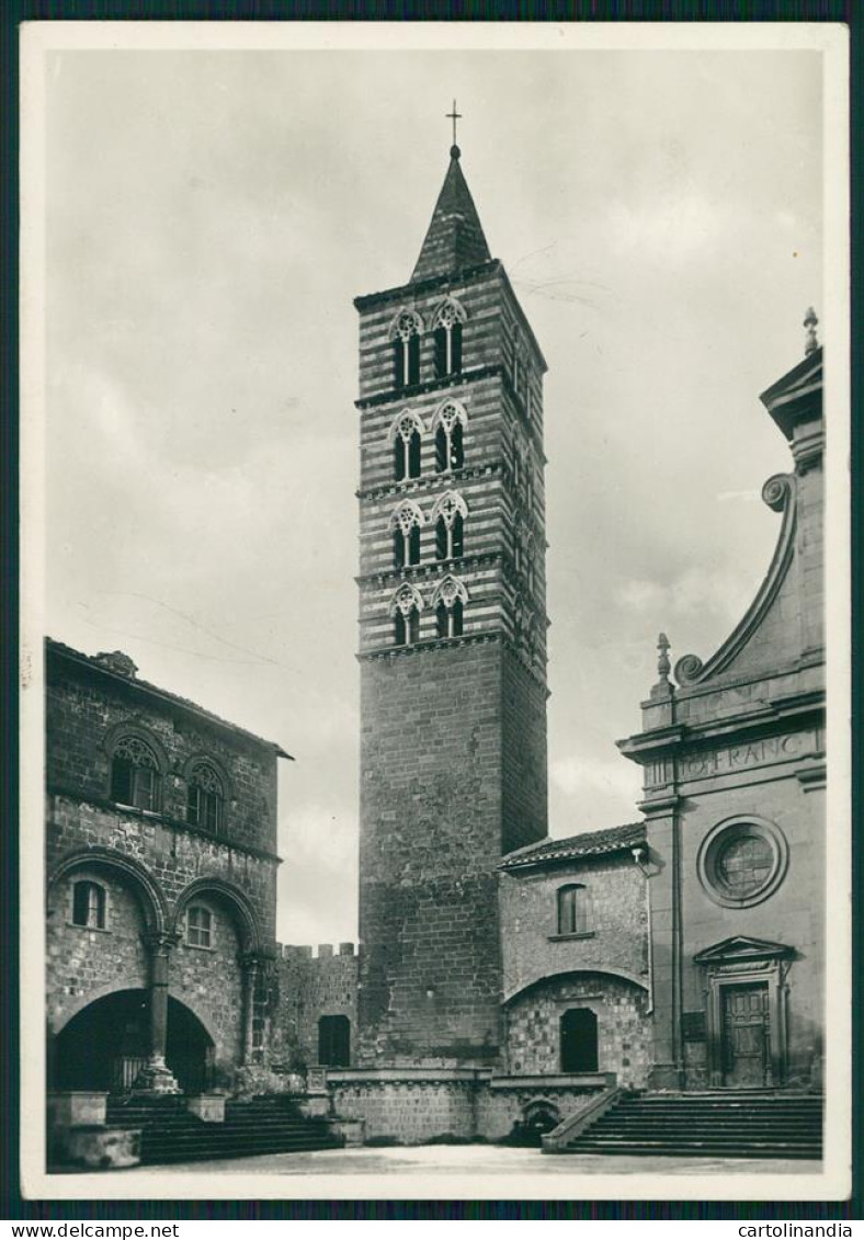 Viterbo Città Piazza Del Duomo Foto FG Cartolina MZ5049 - Viterbo