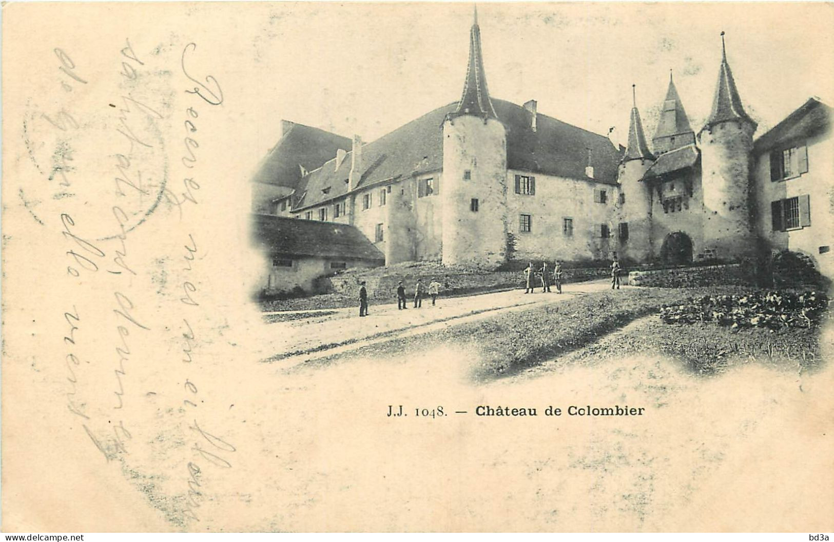 CACHET SUISSE COLOMBIER NEUCHATEL 1899 - Poststempel