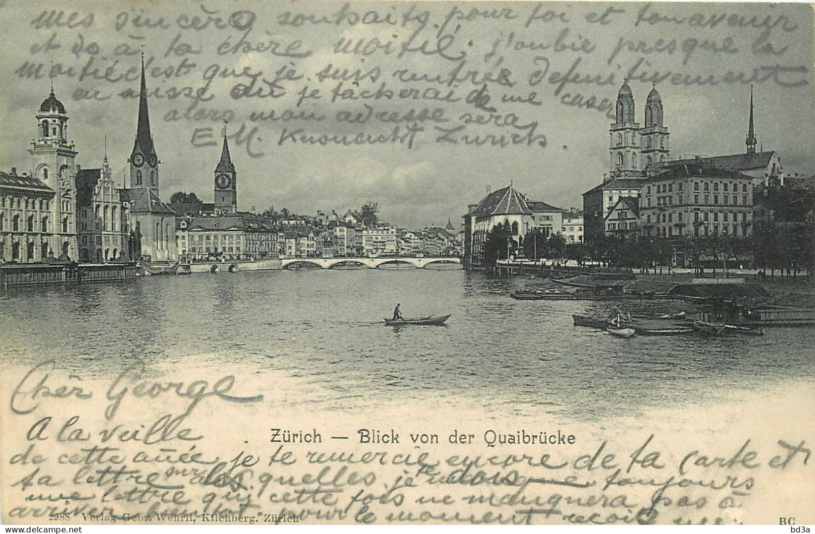 CACHET SUISSE KUSNACHT 1903 - Poststempel