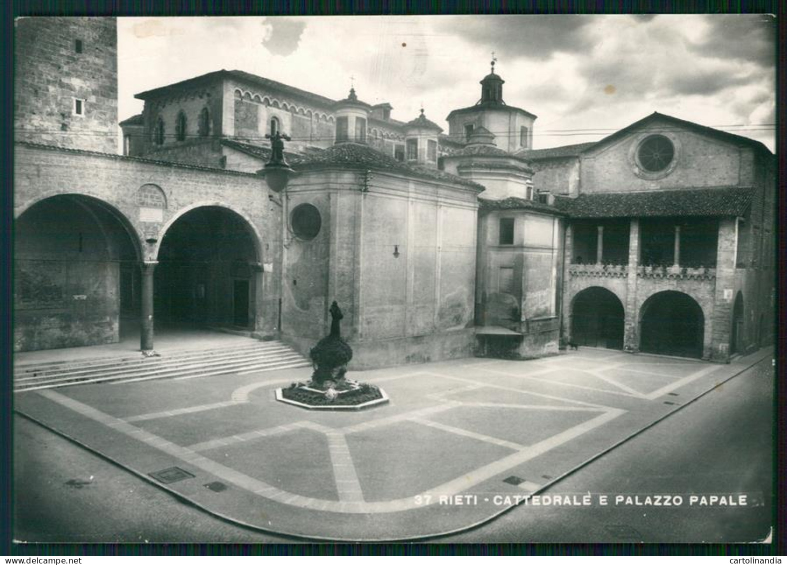 Rieti Città Cattedrale Palazzo Papale Foto FG Cartolina MZ5053 - Rieti