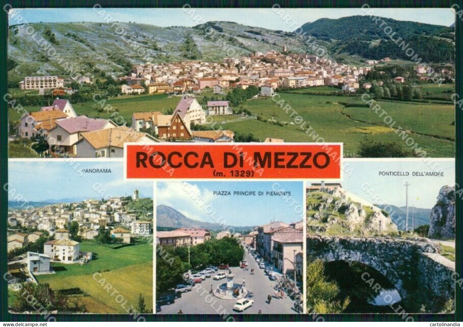 L'Aquila Rocca Di Mezzo Foto FG Cartolina ZKM8361 - L'Aquila