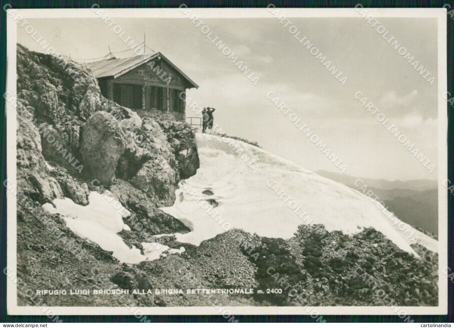 Lecco Pasturo Rifugio Brioschi Cai Foto FG Cartolina ZK0692 - Lecco