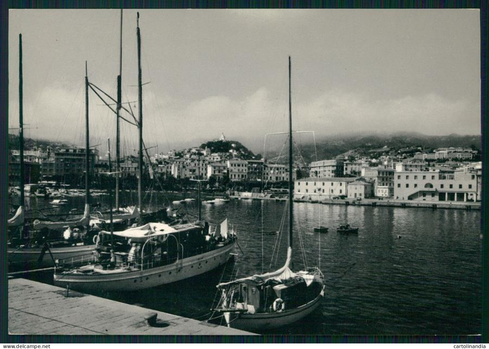 Imperia Sanremo Porto Barche Foto FG Cartolina MZ5065 - Imperia