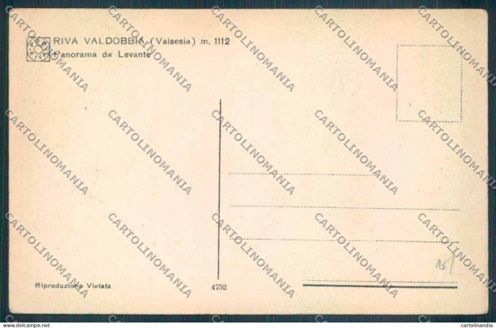 Vercelli Riva Valdobbia Cartolina ZT6600 - Vercelli