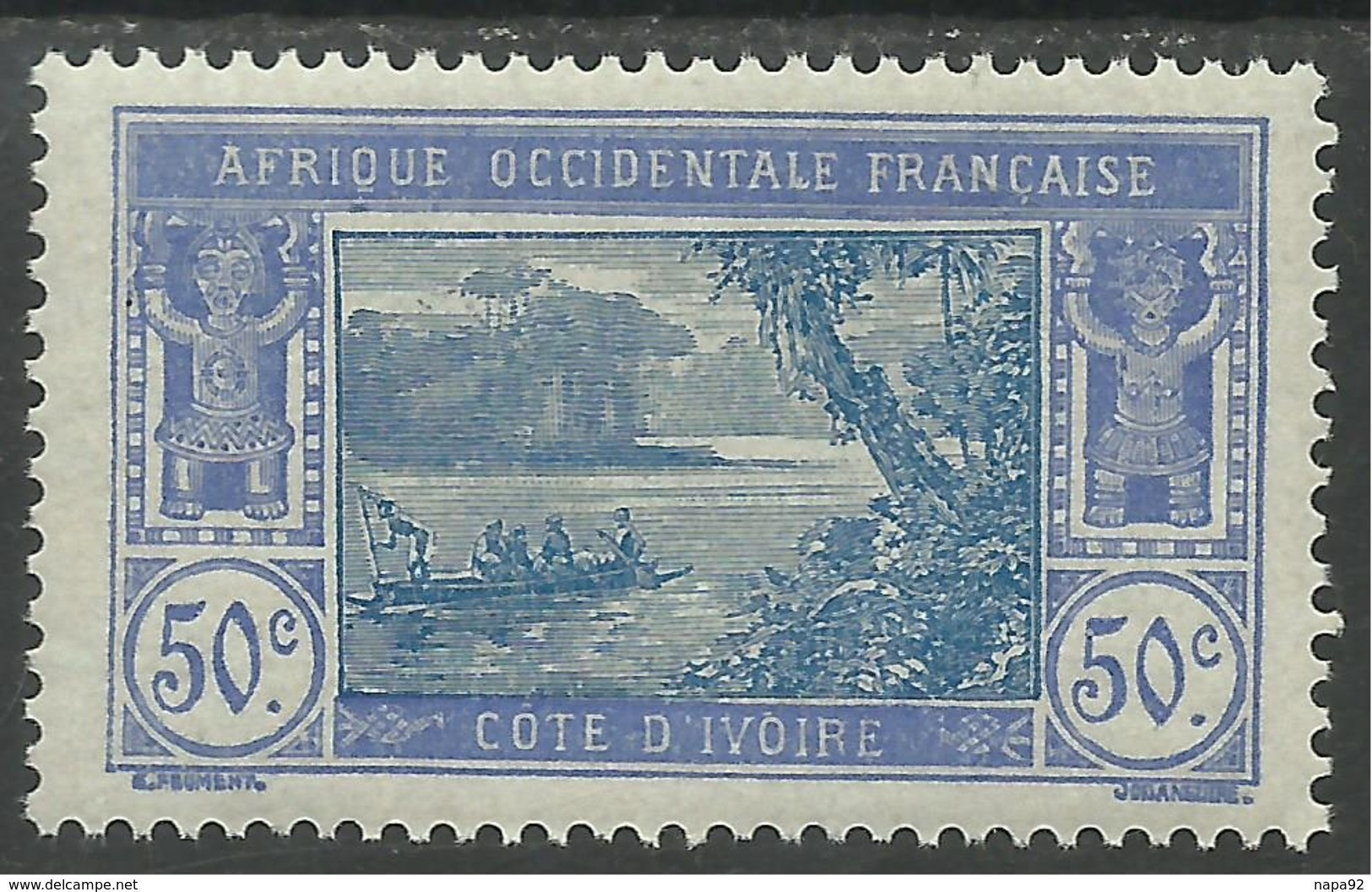 COTE D'IVOIRE 1922 YT 68A** MNH - Neufs