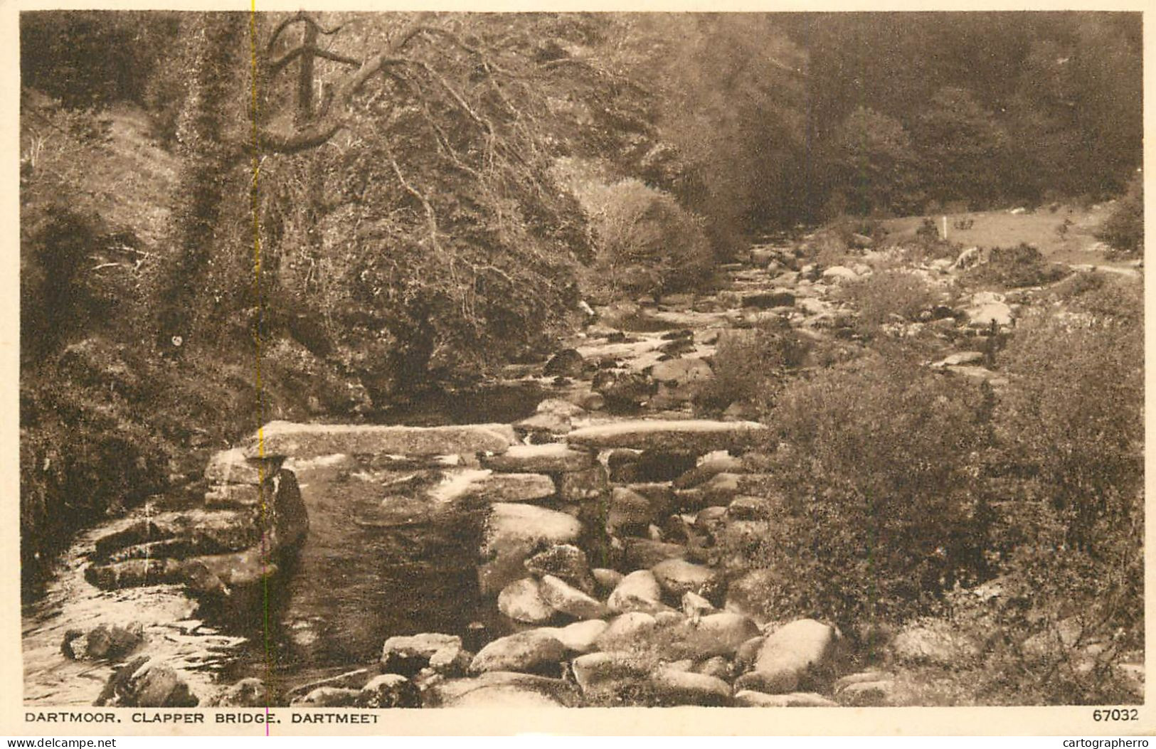 England Dartmoor Clapper Bridge Dartmeet - Dartmoor