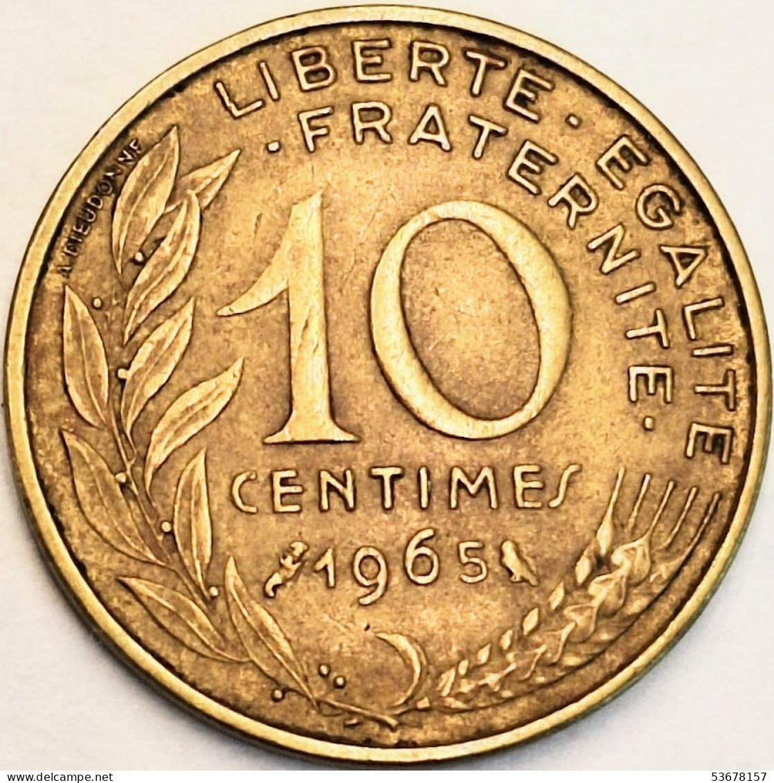 France - 10 Centimes 1965, KM# 929 (#4215) - 10 Centimes