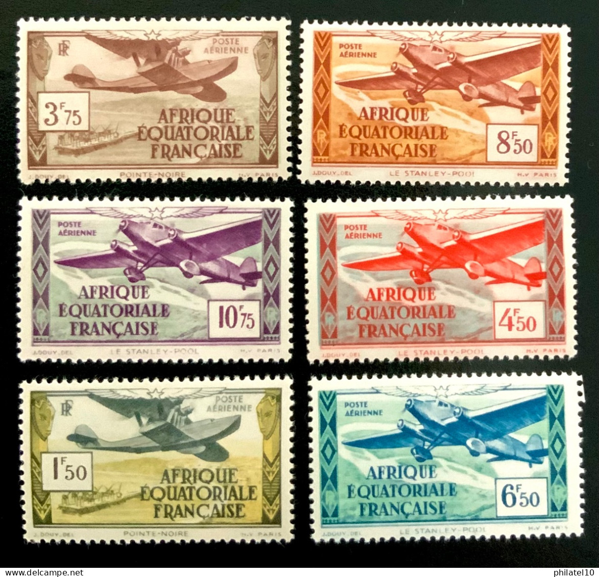 1943 A.E.F. POSTE AERIENNE SÉRIE NEUVE** - Unused Stamps