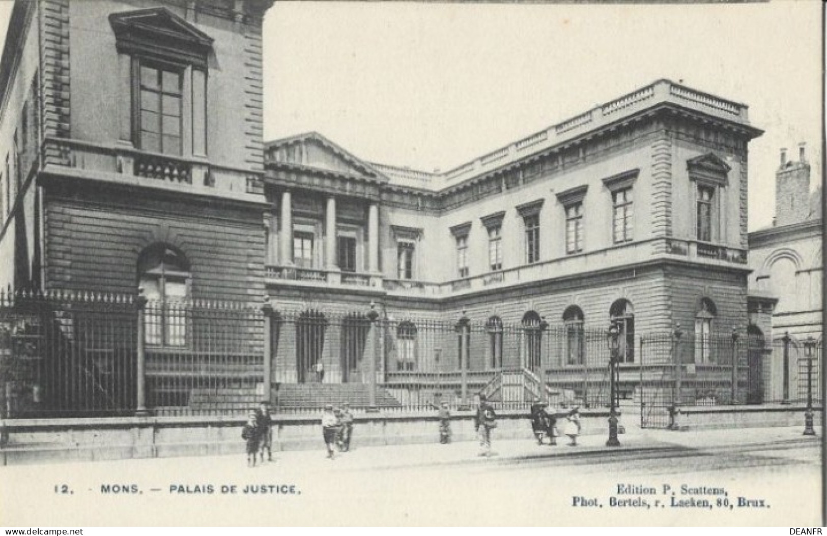 MONS : Palais De Justice .Carte Impeccable. - Mons