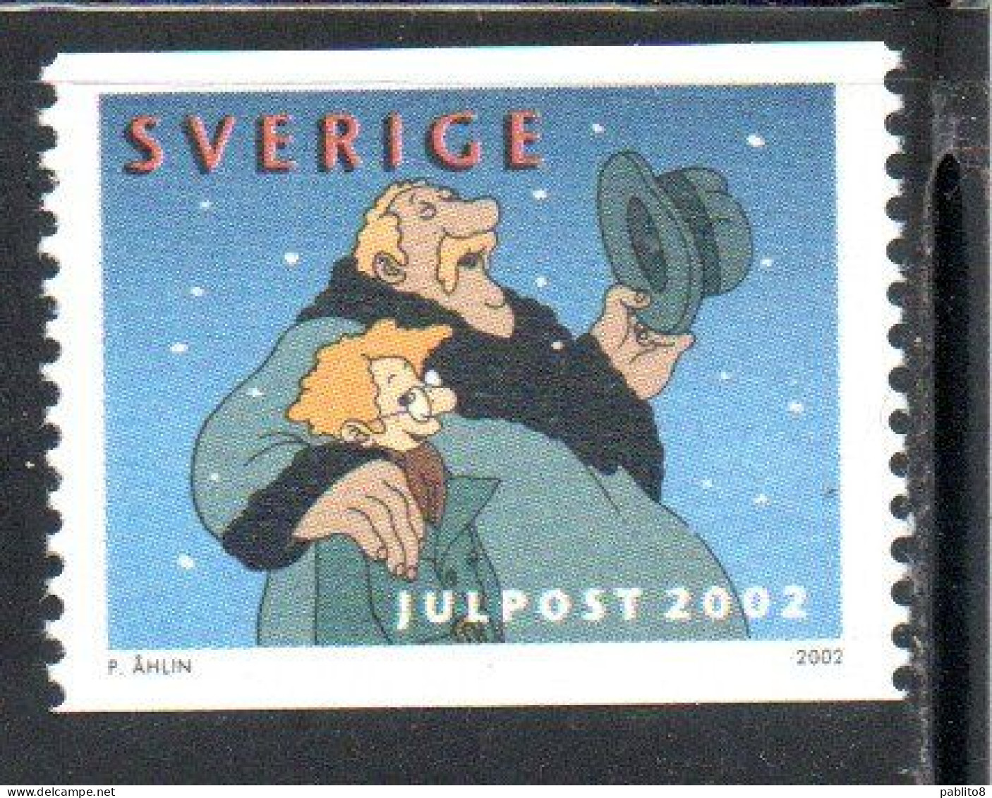 SWEDEN SVERIGE SVEZIA SUEDE 2002 CHRISTMAS NATALE NOEL WEIHNACHTEN NAVIDAD Karl-Bertil Jonssons Julafton EX COIL MNH - Nuovi