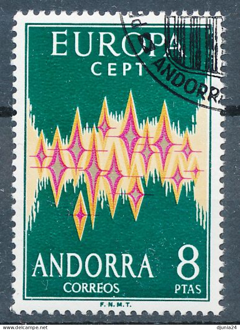 BF0744 / ANDORRA  - 1972  ,  CEPT / EUROPA   -  Michel  71 - Used Stamps