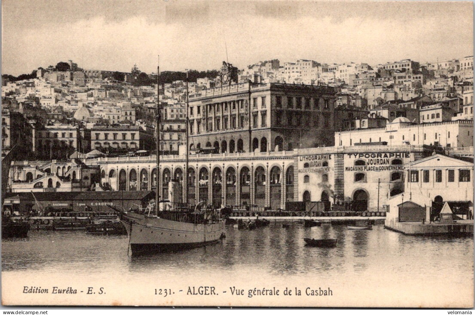 20464 Cpa Algérie - Alger - Vue Générale De La Casbah - Alger