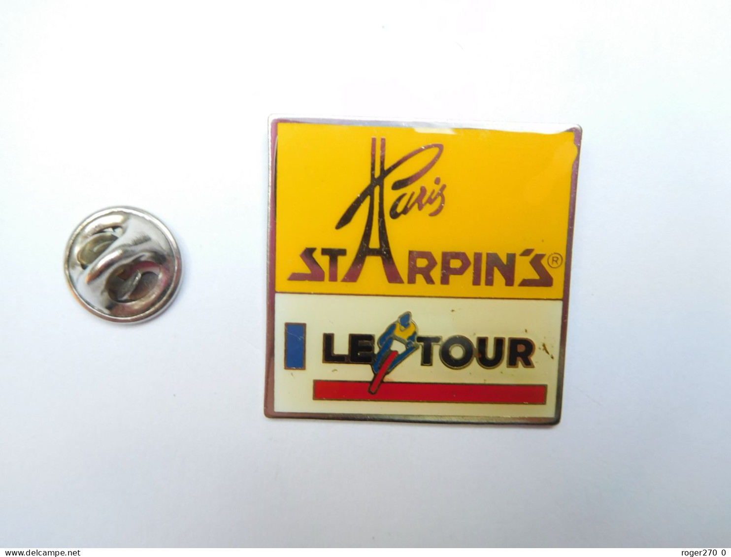 Beau Pin's , Cyclisme Vélo , Le Tour De France , Paris Tour Eiffel , Starpin's - Ciclismo