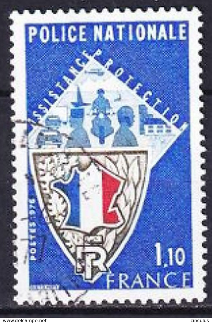 1976. France. National Police: Support - Protection. Used. Mi. Nr. 1995 - Used Stamps