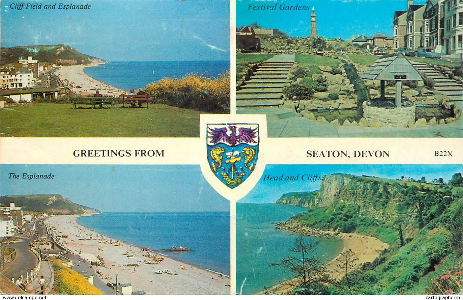 England Greetings From Seaton Devon Multi View - Autres & Non Classés