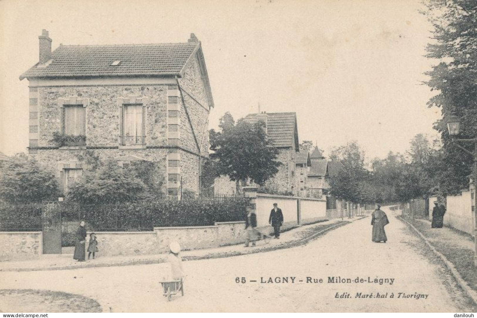 77 // LAGNY  Rue Milon De Légny  65 - Lagny Sur Marne