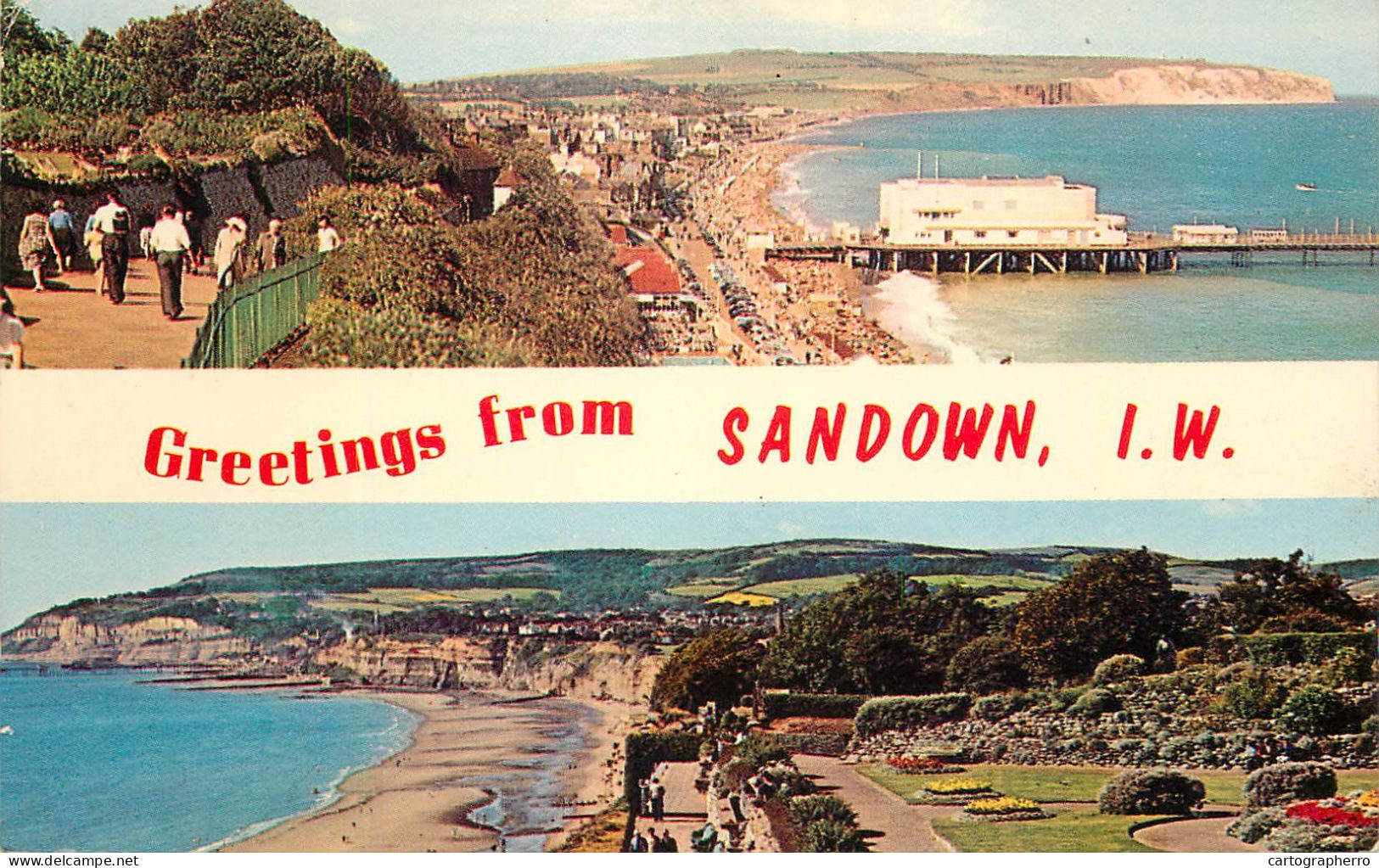 England Greetings From Sandown I.W Multi View - Autres & Non Classés