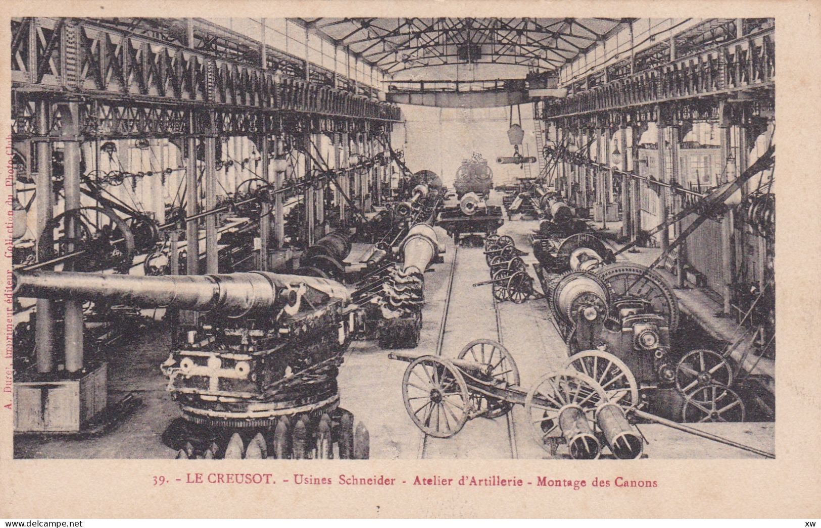 LE CREUSOT -71- 3 CPA - USINES SCHNEIDER - Laminoir - Tubes Lance-torpille - Atelier D'Artillerie - Animation - 15-04-24 - Le Creusot