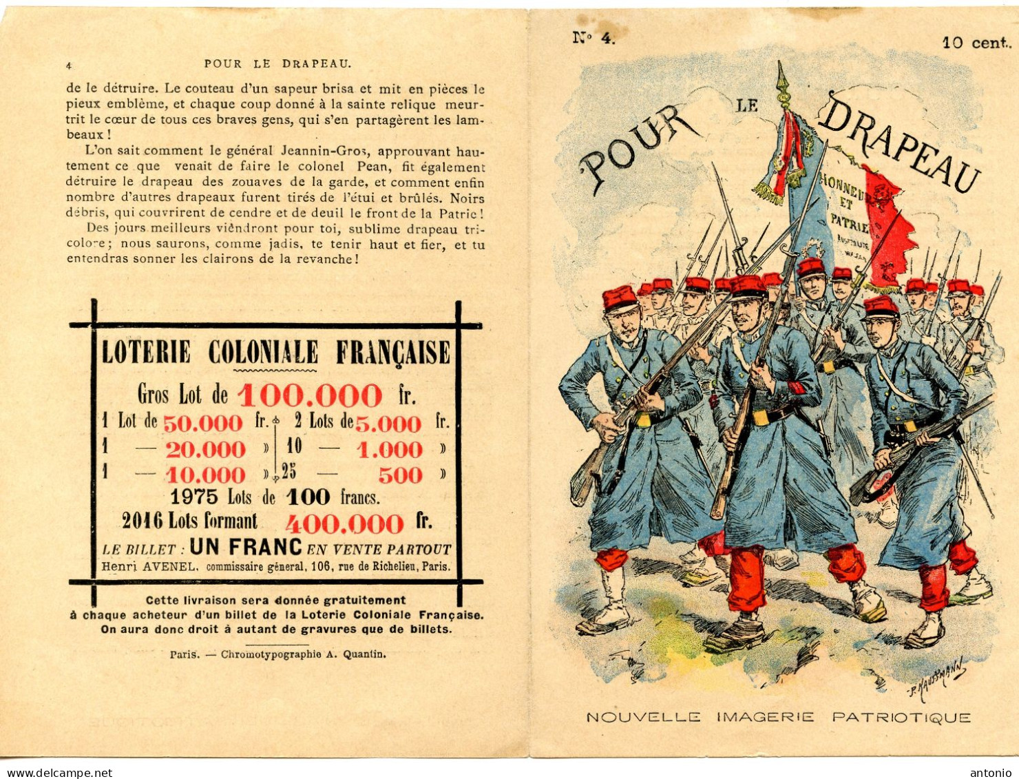 Pour Le Drapeau - Nouvelle Imagerie Patriotique - Other & Unclassified