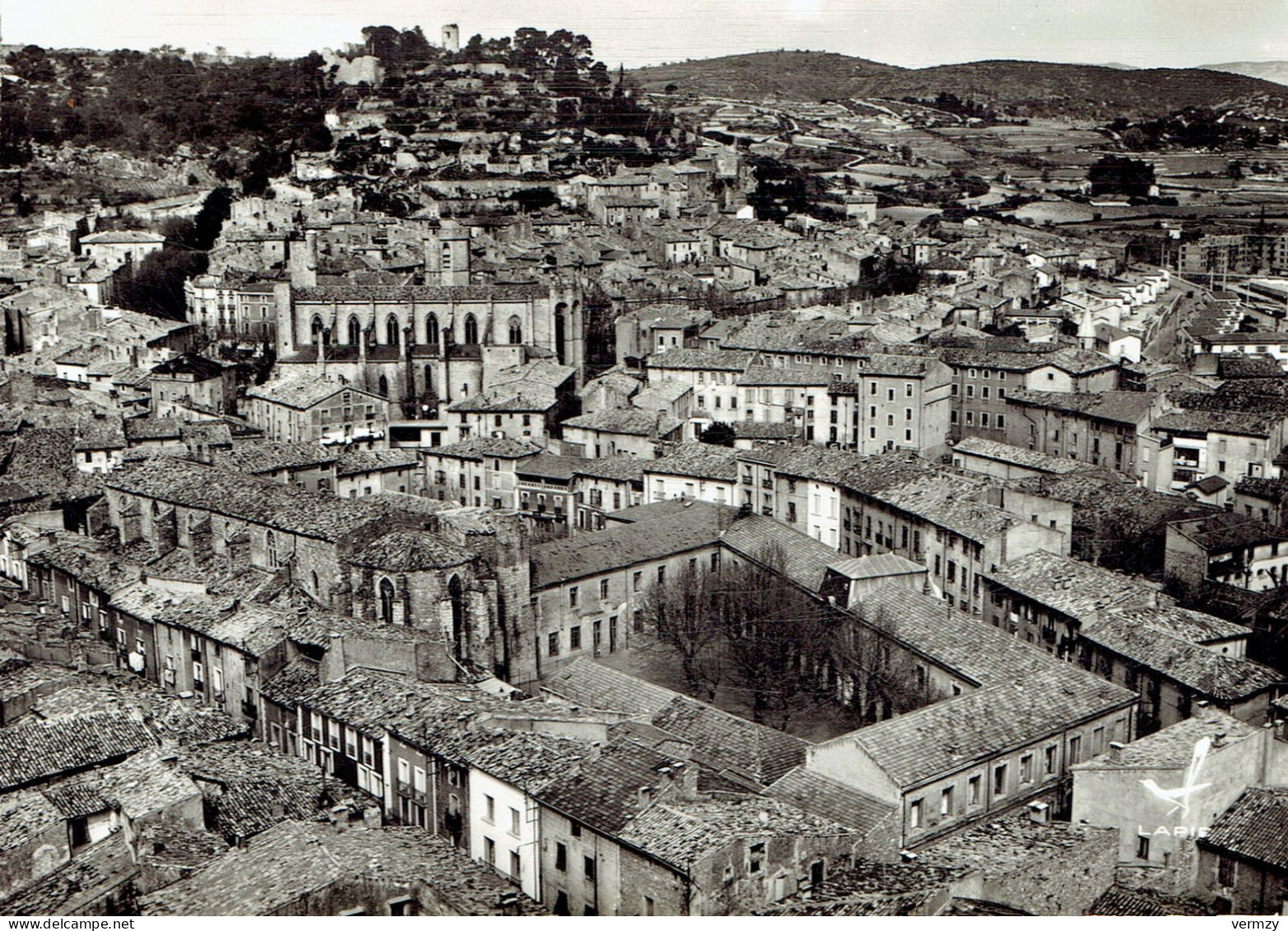 En Avion Au-dessus De CLERMONT-l'HÉRAULT : Vue Générale - Photo Véritable - Clermont L'Hérault