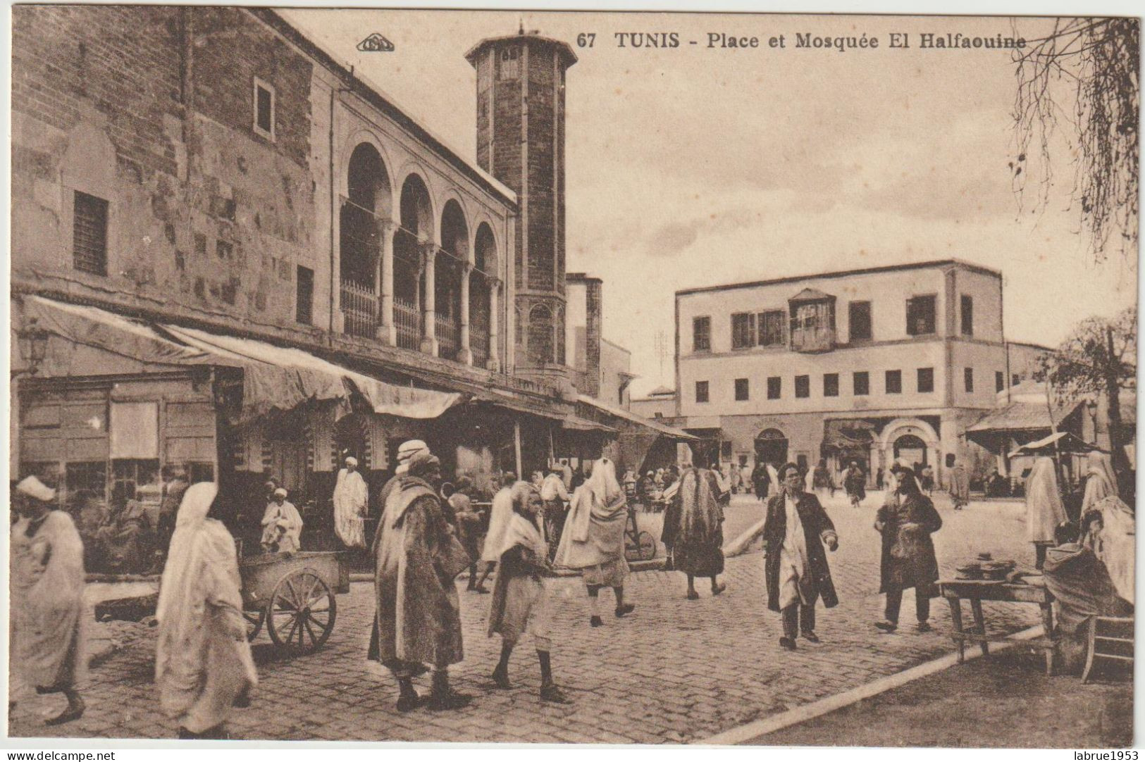 Tunis - Place Et Mosquée  El Halfaouine   - (G.2357) - Tunisie