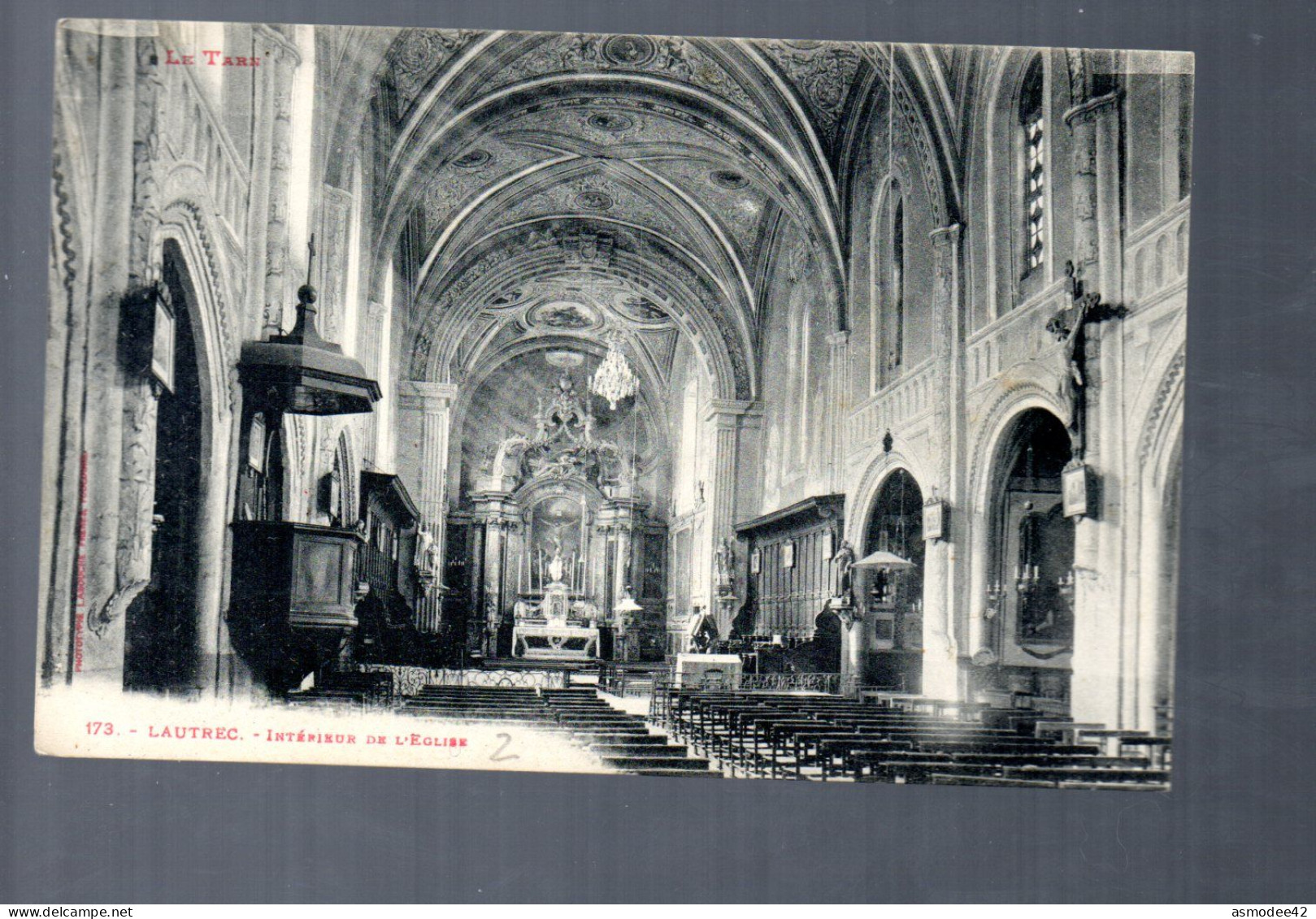 LAUTREC INTERIEUR DE L EGLISE - Lautrec