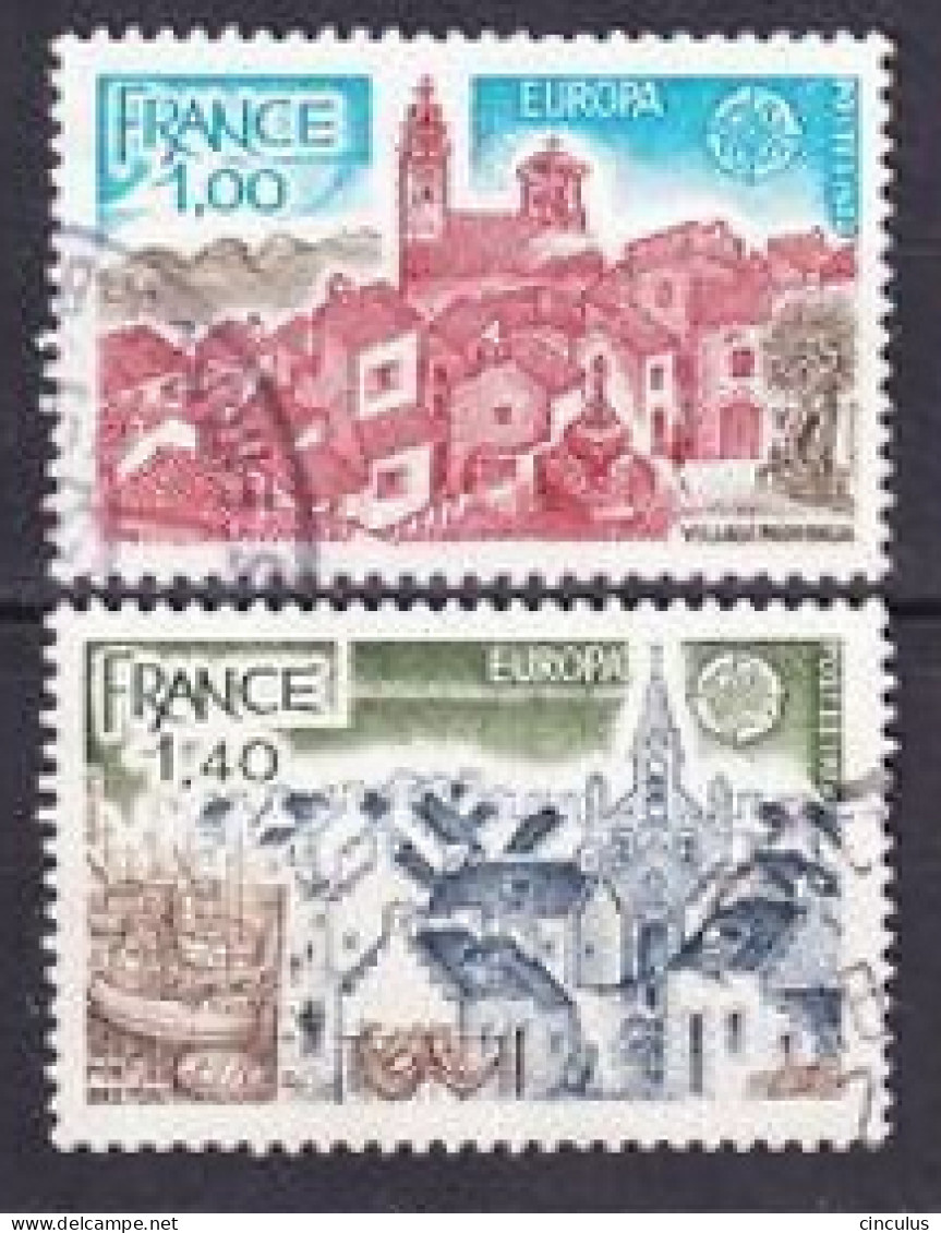 1977. France. Europa (C.E.P.T.) - Landscapes. Used. Mi. Nr. 2024-26 - Used Stamps