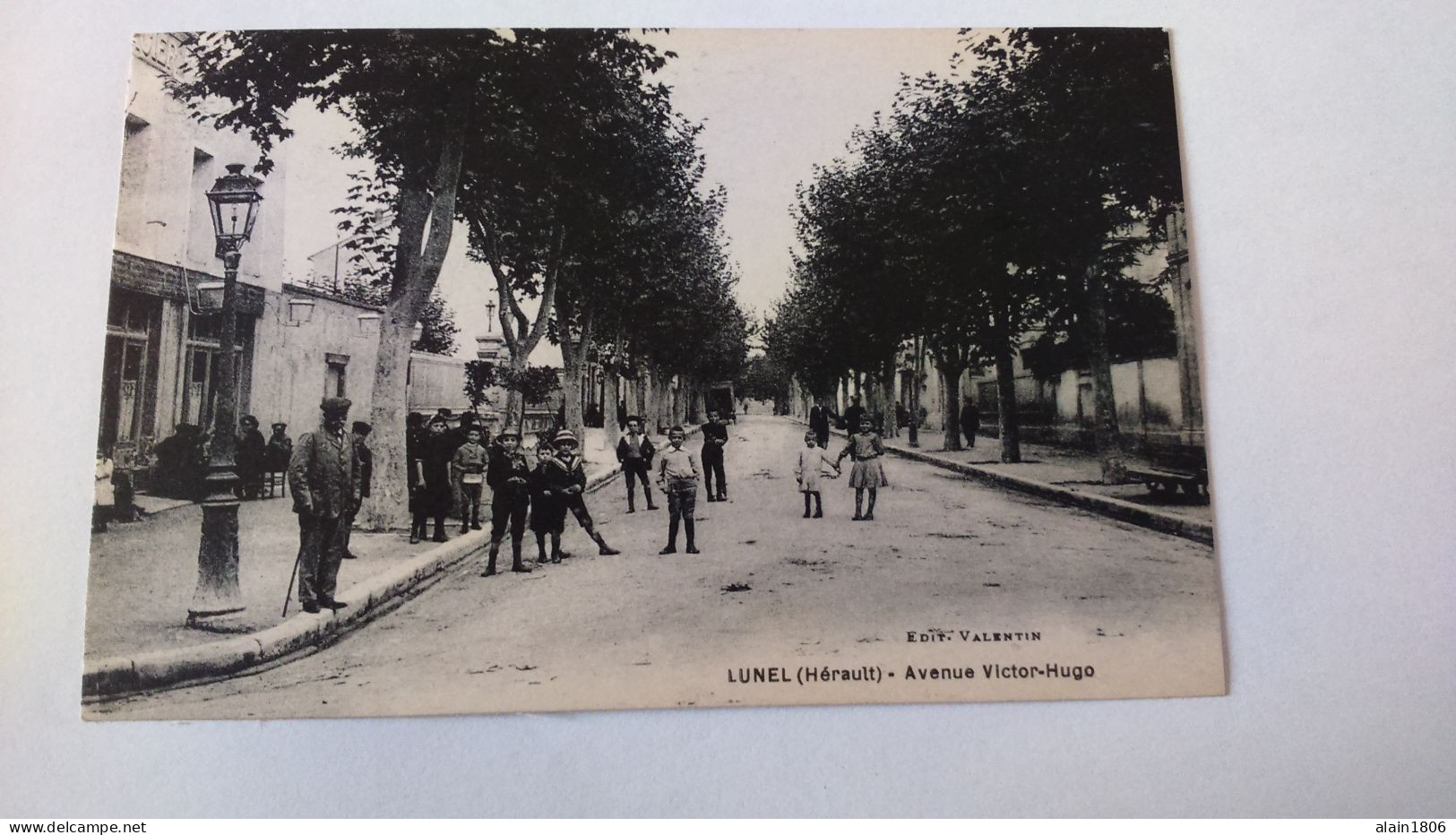 Carte Postale Ancienne ( FF6 ) De Lunel , Avenue Victor Hugo - Lunel