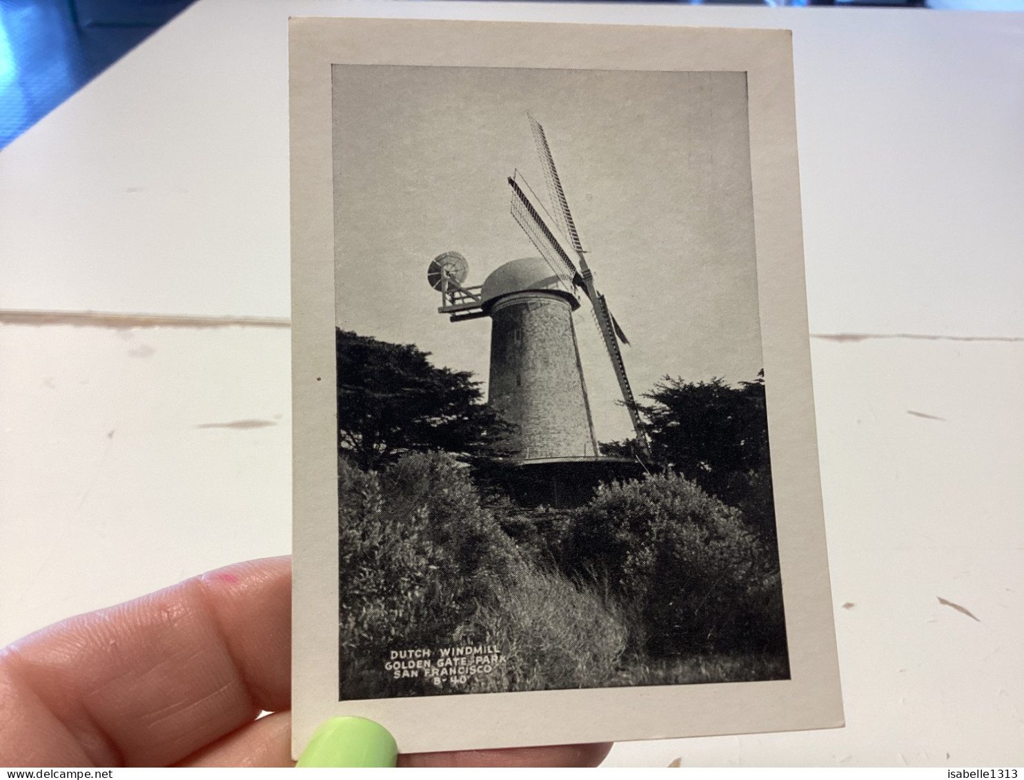 PHOTO SNAPSHOT 1960 SAN FRANCISCO DUTCH: WINDMILL - San Francisco