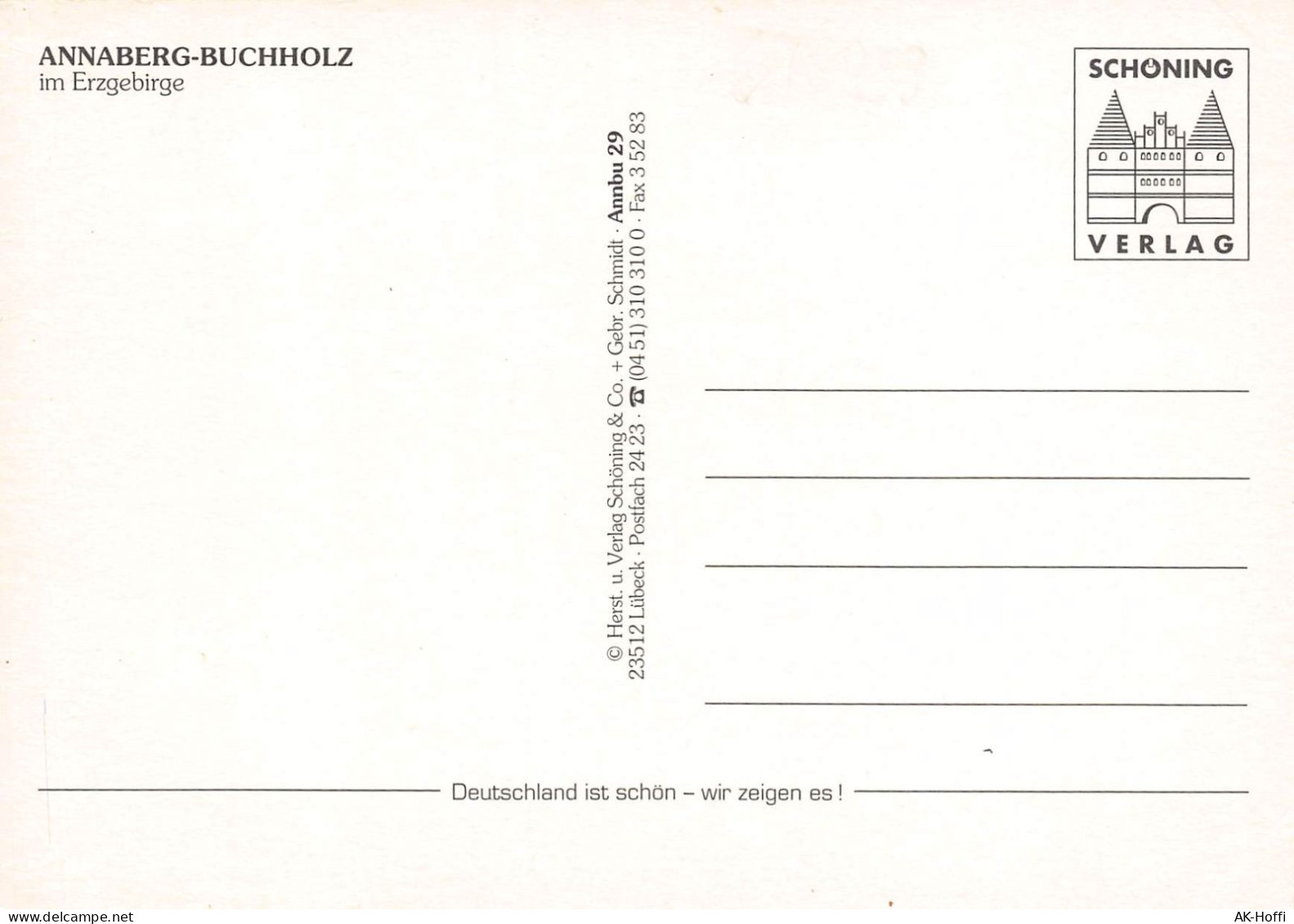 Annaberg - Buchholz - Mehrbildkarte Grüße Aus Dem Sächsischen Annaberg-Buchholz - Annaberg-Buchholz