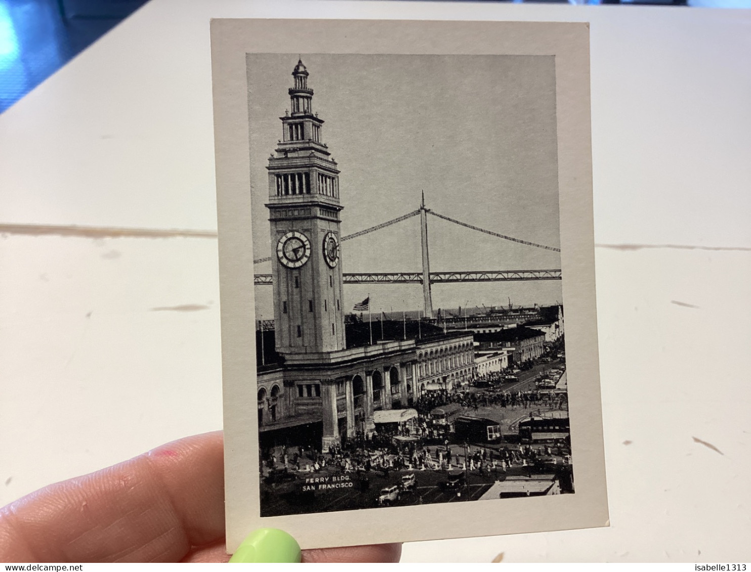 PHOTO SNAPSHOT 1960 SAN FRANCISCO Ferry SAN Francisco RERRY BLD8 SAN EOAXCISCO - San Francisco