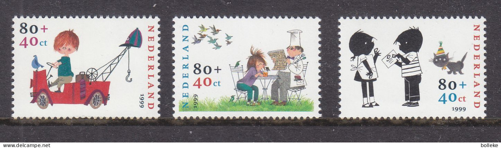 Pays Bas - Yvert 1723 / 5 ** - Chats - Valeur 6 Euros - - Unused Stamps