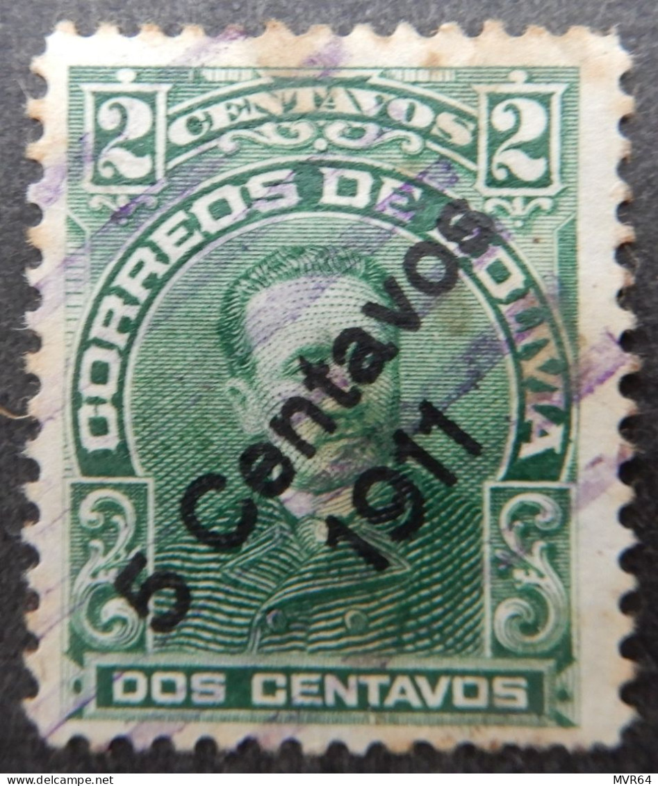 Bolivië Bolivia 1911 1901 (1) Camacho Black Overprinted - Bolivien