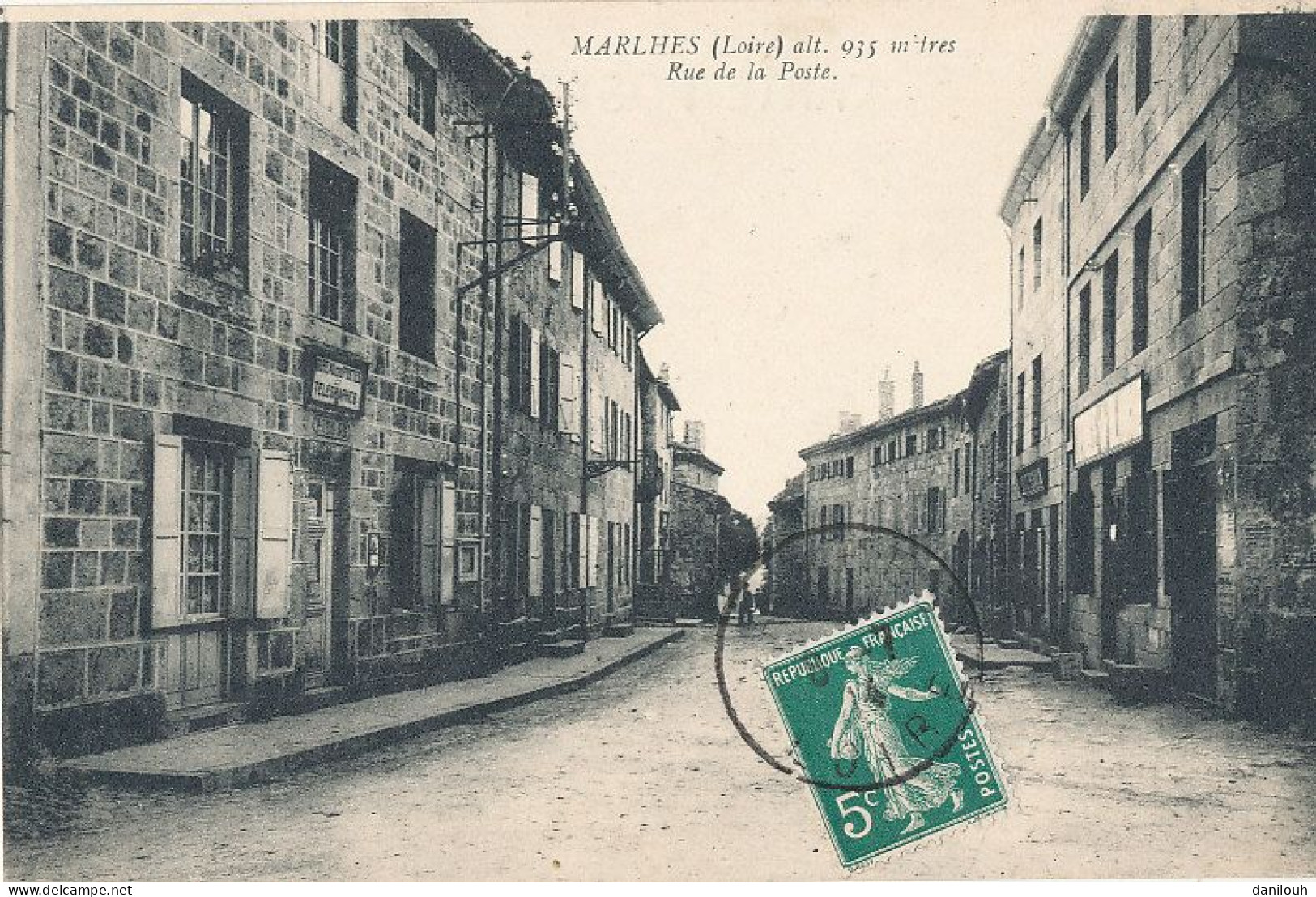 42 // MARLHES   Rue De La Poste - Autres & Non Classés