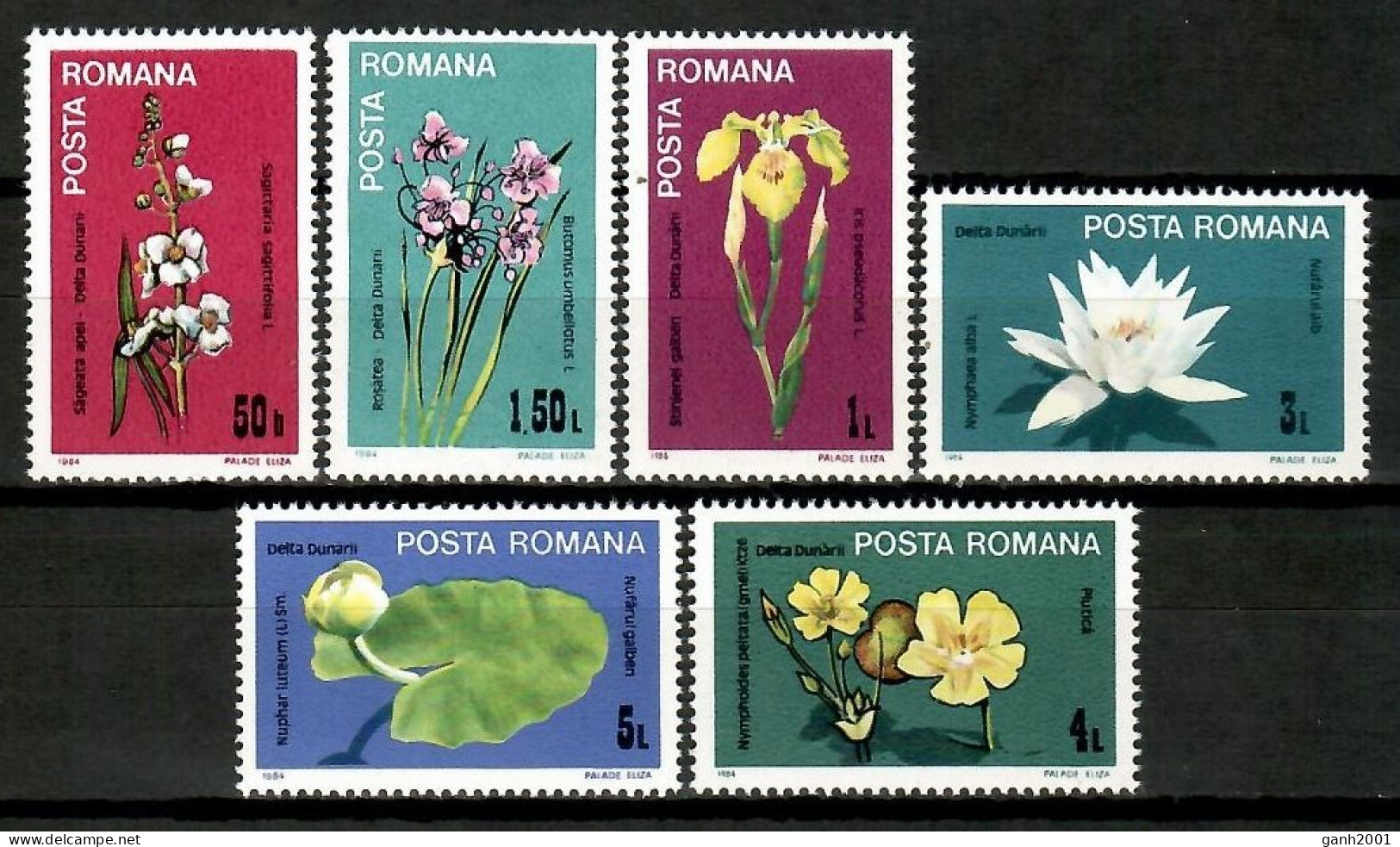 Romania 1984 Rumania / Flowers MNH Blumen Flores Fleurs / Cu13611 18-43 - Sonstige & Ohne Zuordnung