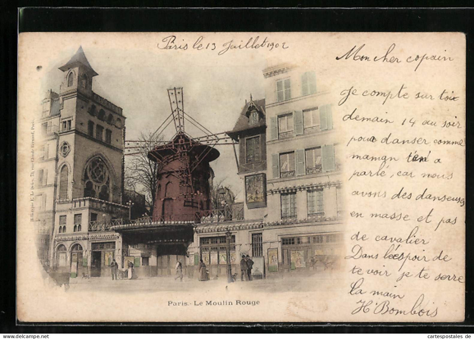 AK Paris, Le Moulin Rouge  - Otros & Sin Clasificación
