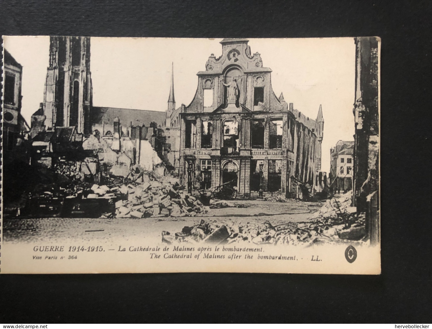 Malines - Guerre 1914-1915 - La Cathédrale De Malines Après Le Bombardement - Mechelen