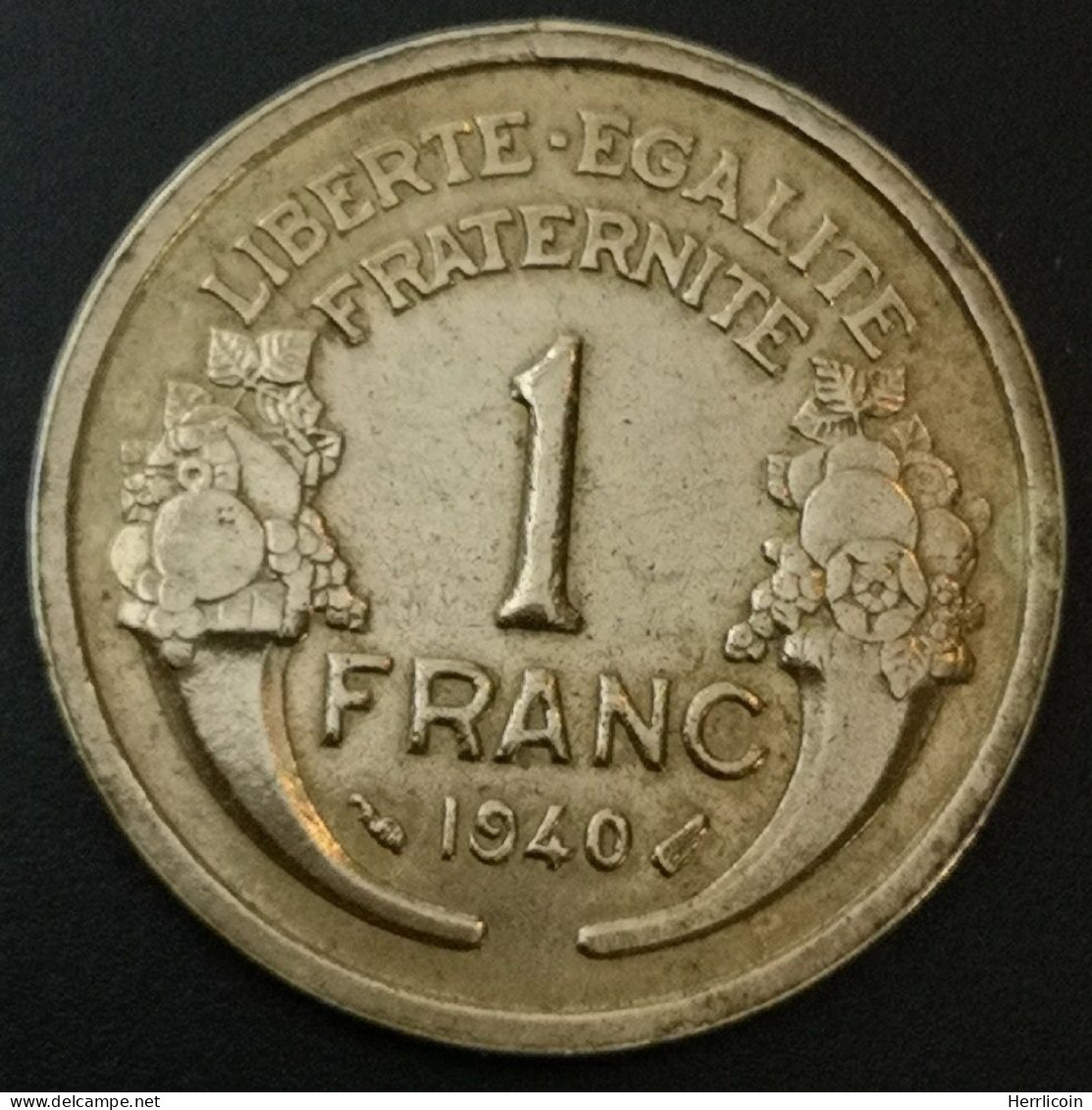 Monnaie France - 1940 - 1 Franc Morlon Cupro-aluminium - 1 Franc