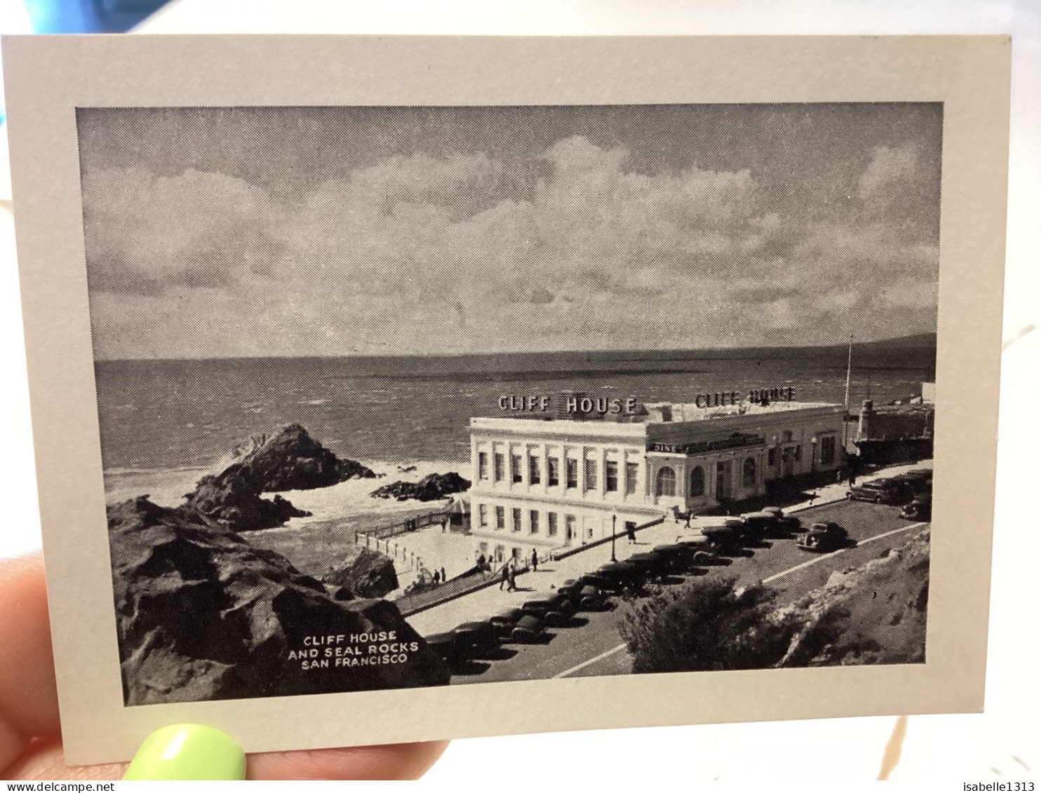 PHOTO SNAPSHOT 1960 SAN FRANCISCO  CLIFF HOUSE AND SEAL ROCKS SAN FRANCISCO - San Francisco