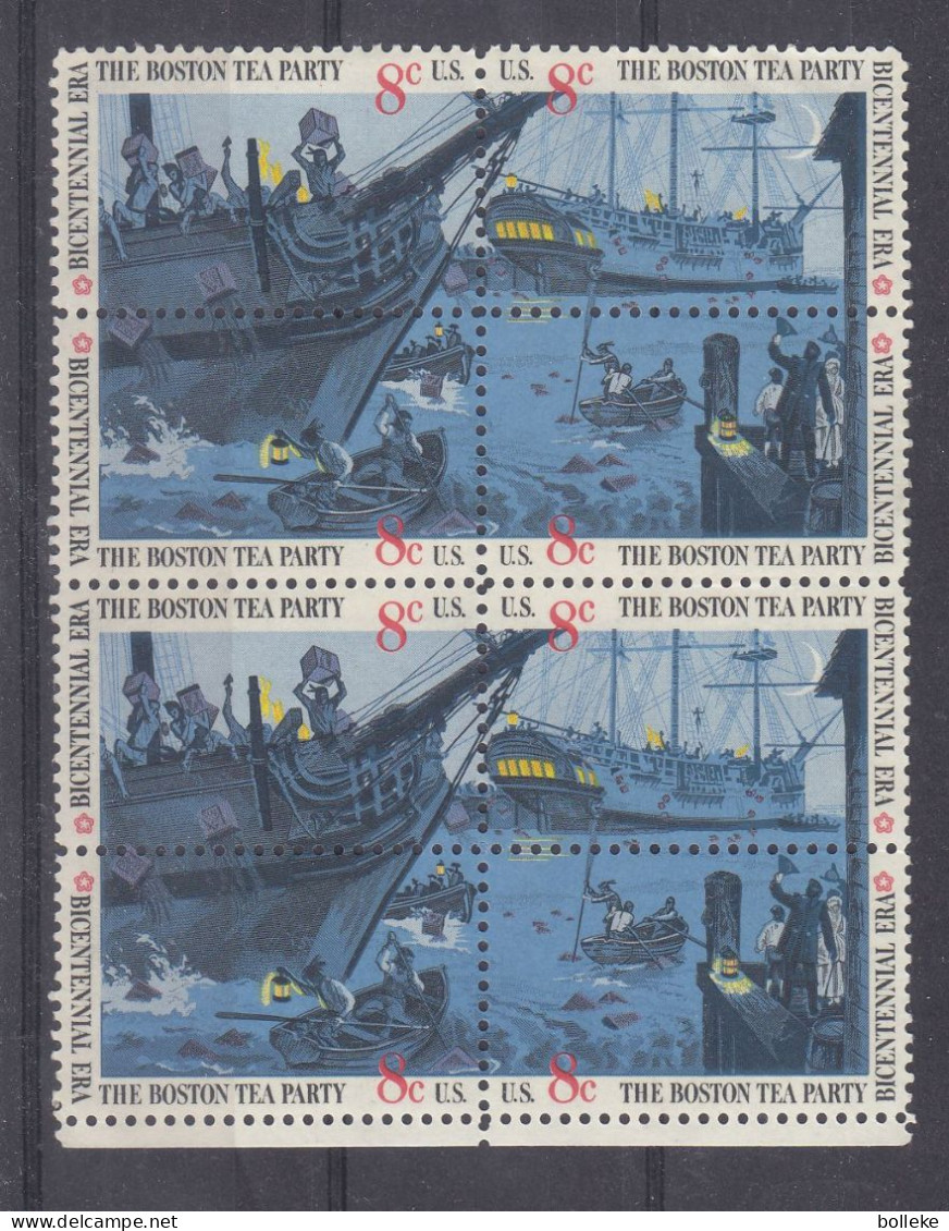 Etats Unis - Yvert 997 / 1000 ** - 2 Blocs - Indépendance - Bateaux - Valeur 4 Euros - Neufs