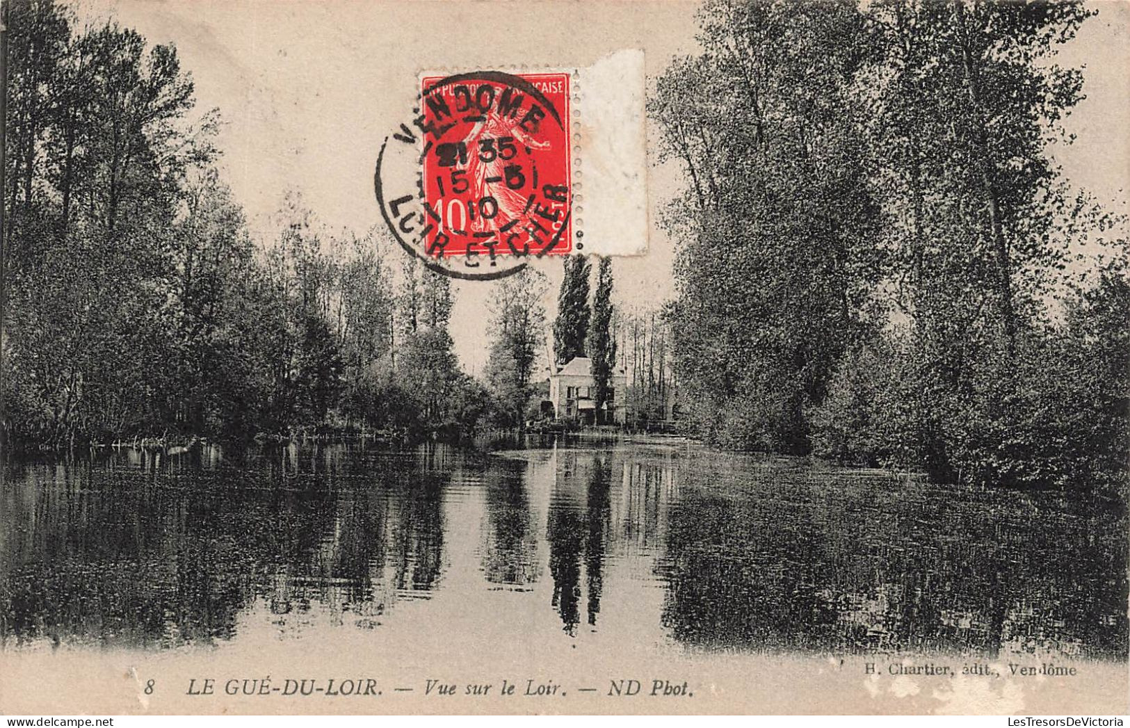 FRANCE - Le Gué Du Loir - Vue Sur Le Loir - N D Phot - Vue D'ensemble - Carte Postale Ancienne - Andere & Zonder Classificatie